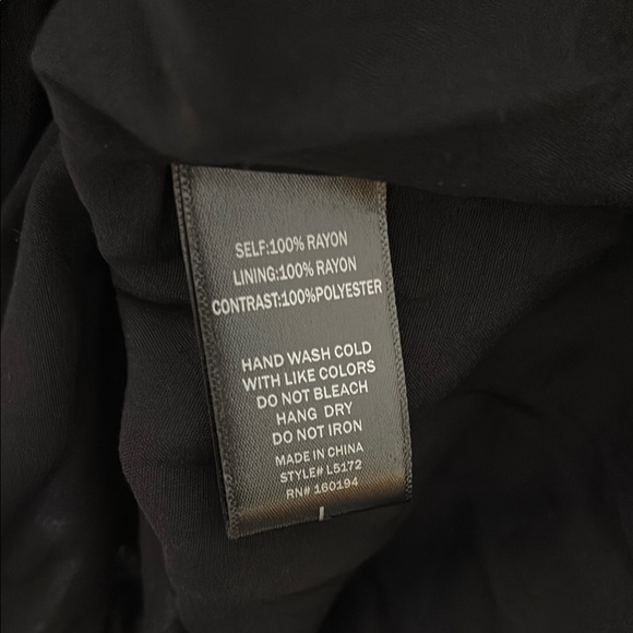 By Together Black Metallic Sequins Balloon Sleeved Smocked Mini Dress 0130 - Picture 11 of 11